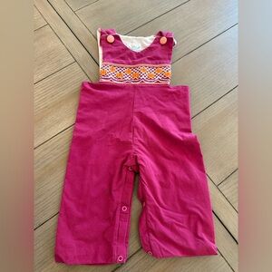 Busy Bees Smocks Pumpkin Smocked Longalls